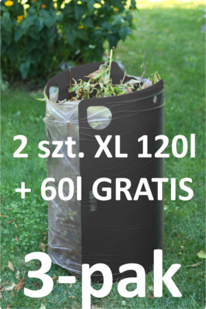 ZESTAW 3 szt. -- BagBooster XL Black 2 szt.  + BagBooster L 1 szt. Magenta